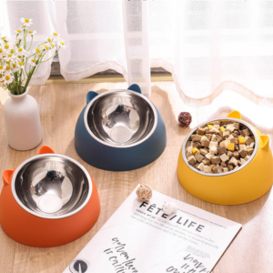 Эгдүүтэй муурны хоолны аяга